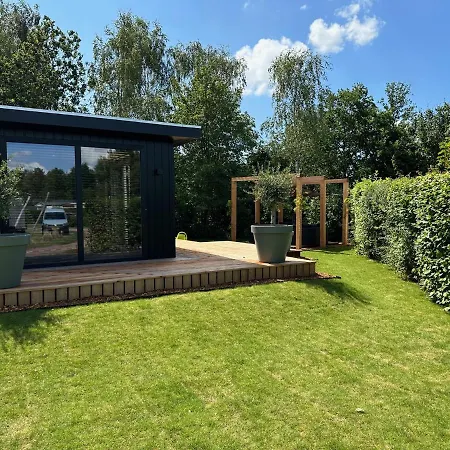 Chalet De Blauwe Regen Balkbrug Exterior photo